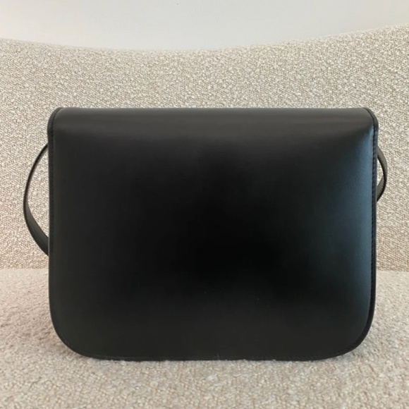 Authentic Celine Medium Smooth Calfskin Box Bag Black - Picture 8 of 16